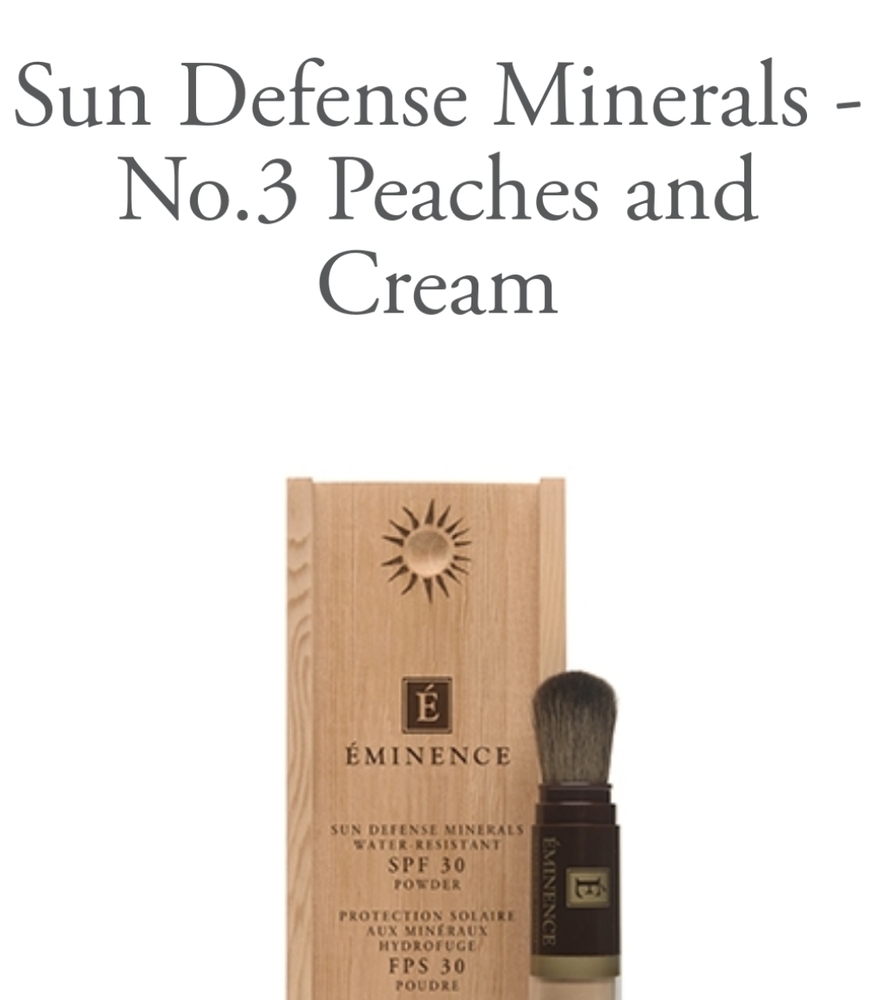 Eminence Sun Defense Minerals #3 Peaches & Cream